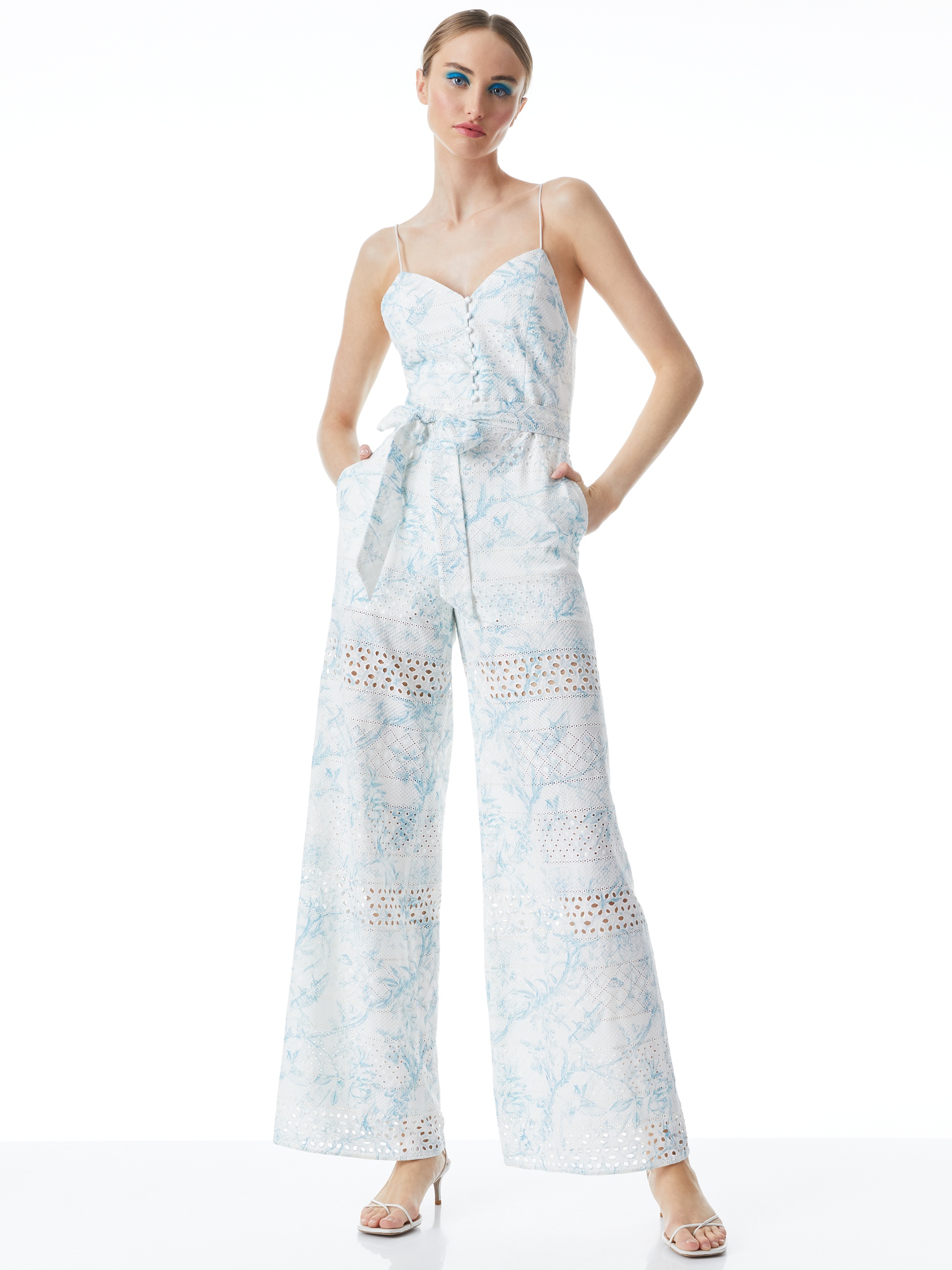 SHANTI JUMPSUIT WITH SMOCKED BACK - 4