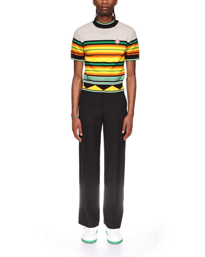 CASABLANCA Knit Striped T-Shirt outlook