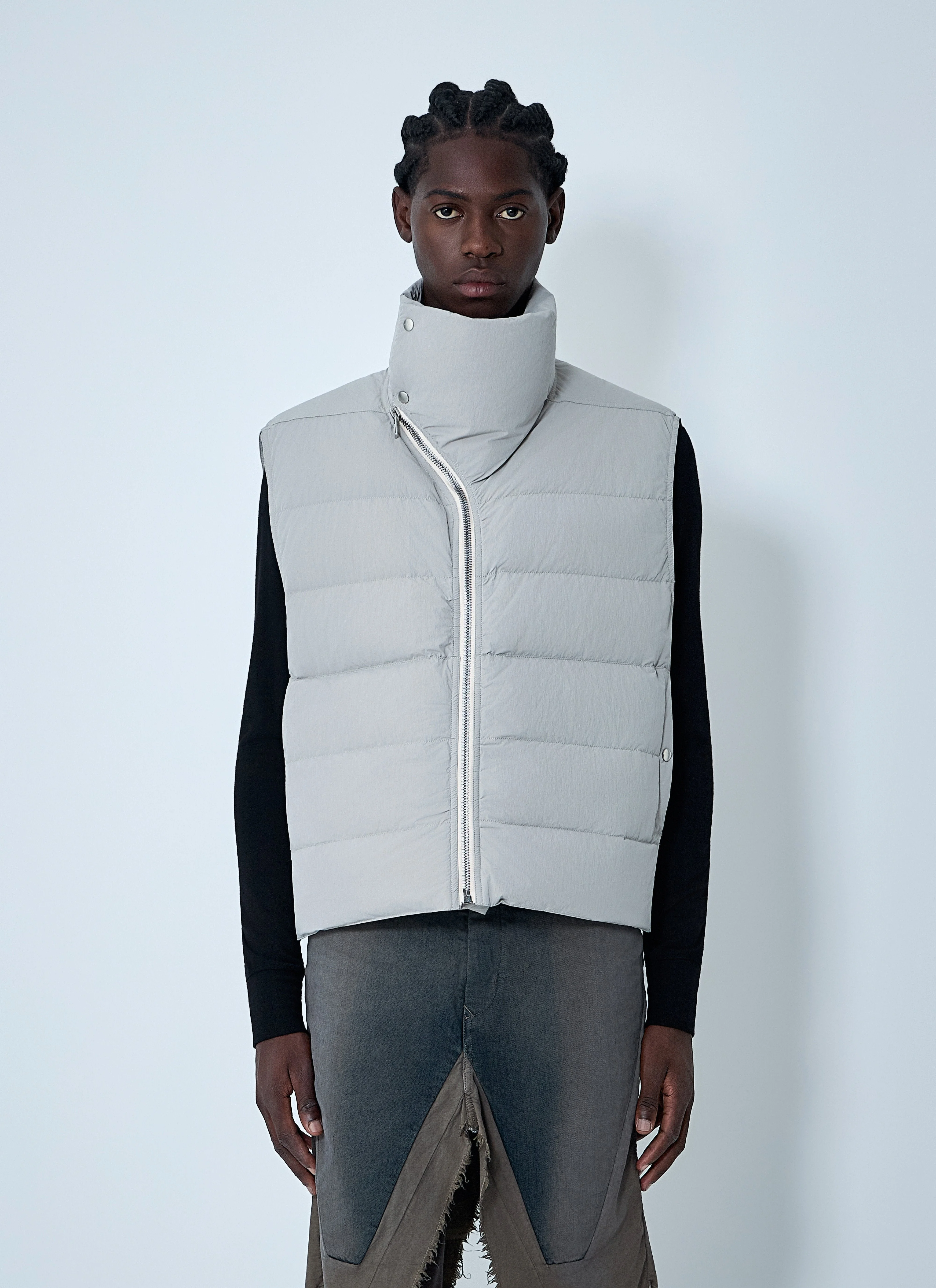 Rick Owens Men Flight Quilted Vest - 1
