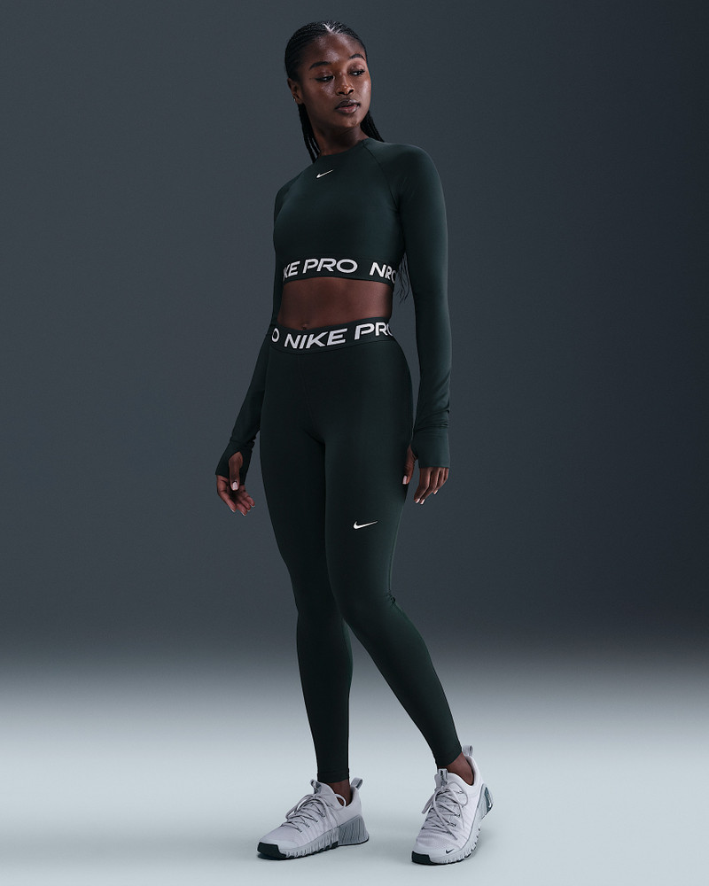 Nike Pro Women's Dri-FIT Cropped Long-Sleeve Top 4