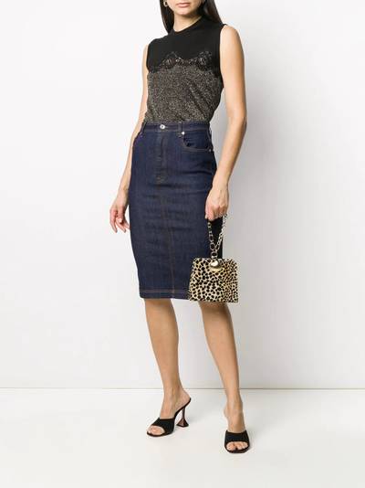 Dolce & Gabbana denim pencil skirt outlook