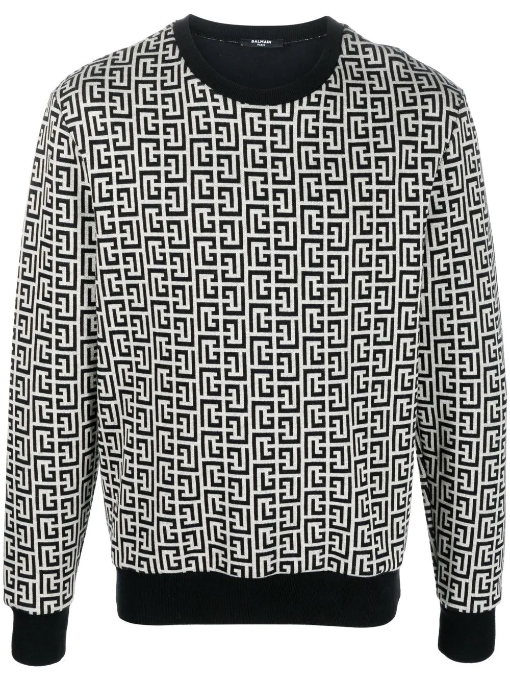 monogram pattern jumper - 1