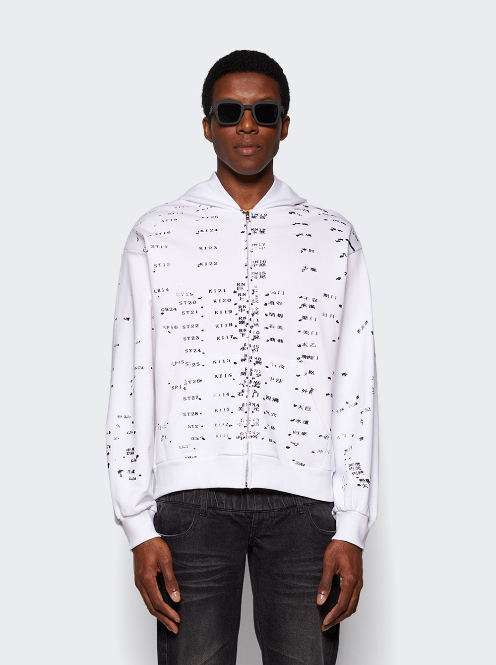 Acupuncture Hoodie White - 2