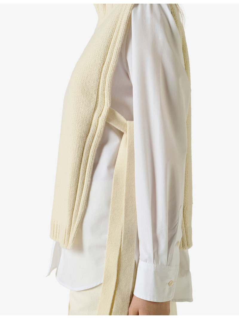 Or High-Neck Sleeveless Wool Jumper 3