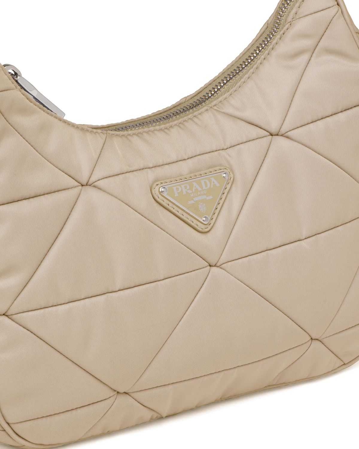 Re-Nylon padded hobo bag - 5