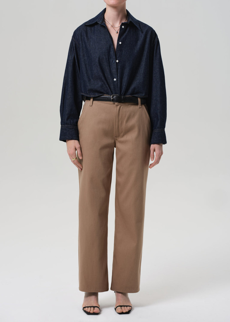 Ana Cropped Shirt In Piave 6