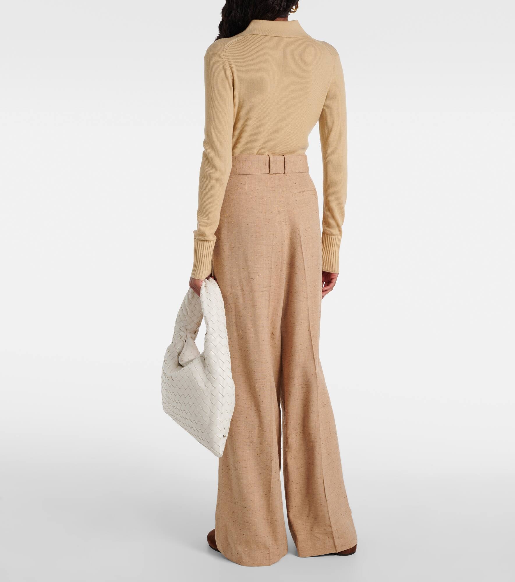 Atlas high-rise wide-leg pants - 3