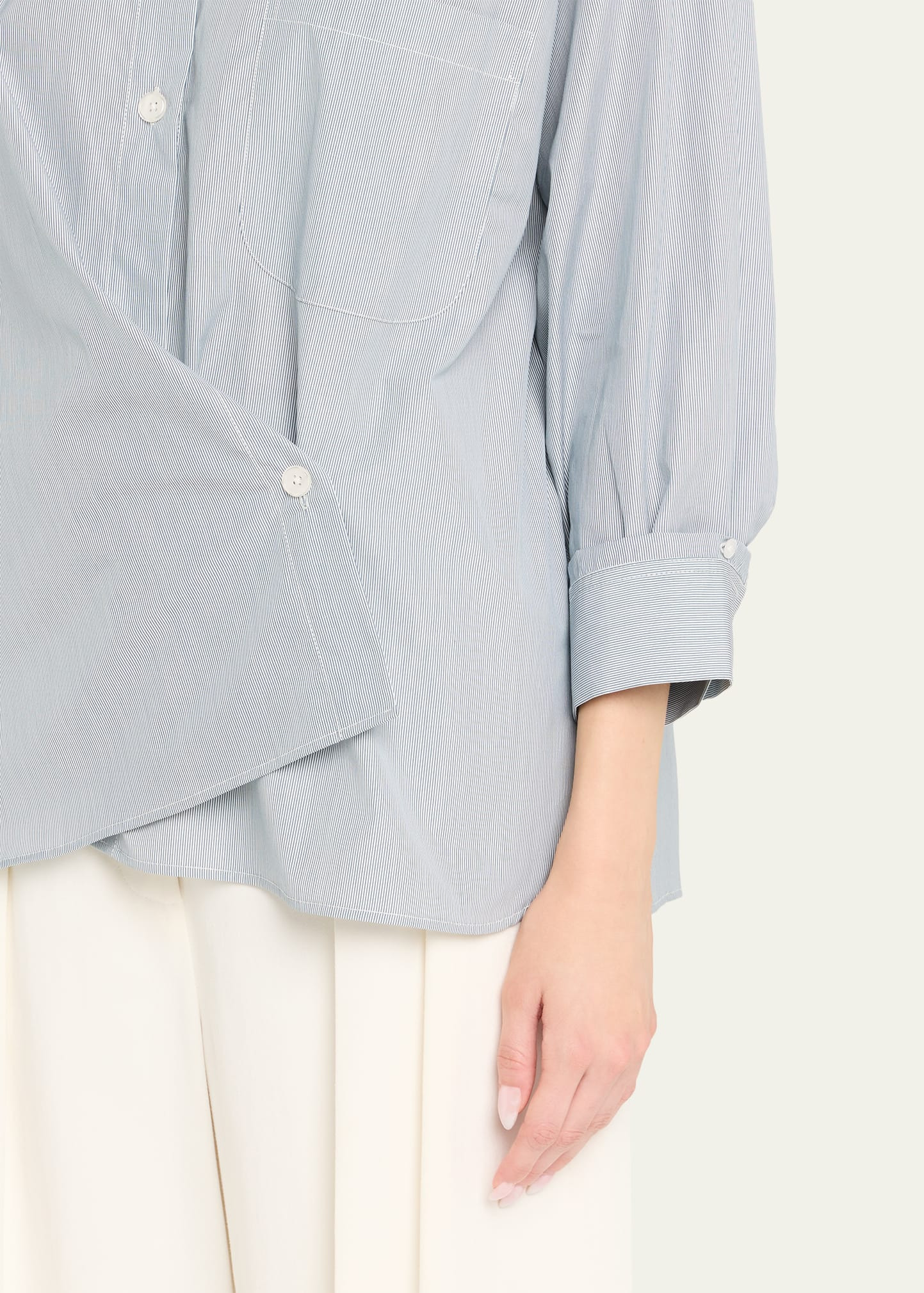New Earl Striped Button-Front Shirt - 5