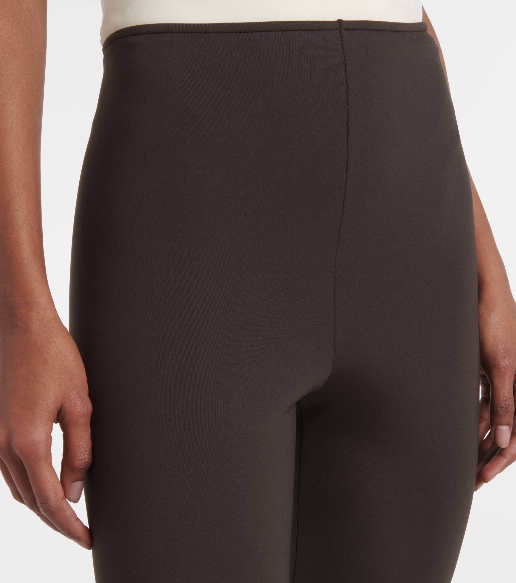 Shim cropped jersey slim pants - 4