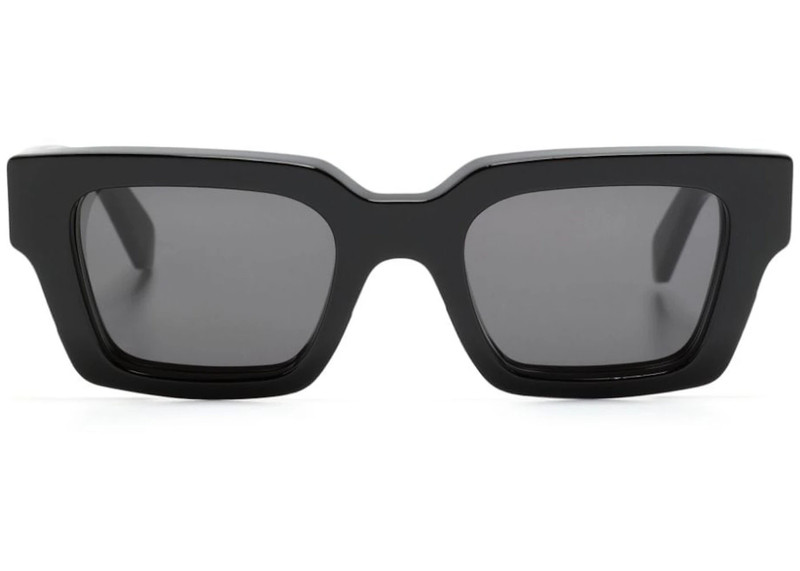Off-White OFF-WHITE Virgil Square Frame Sunglasses Black/Grey (OERI126S24PLA0011007) outlook