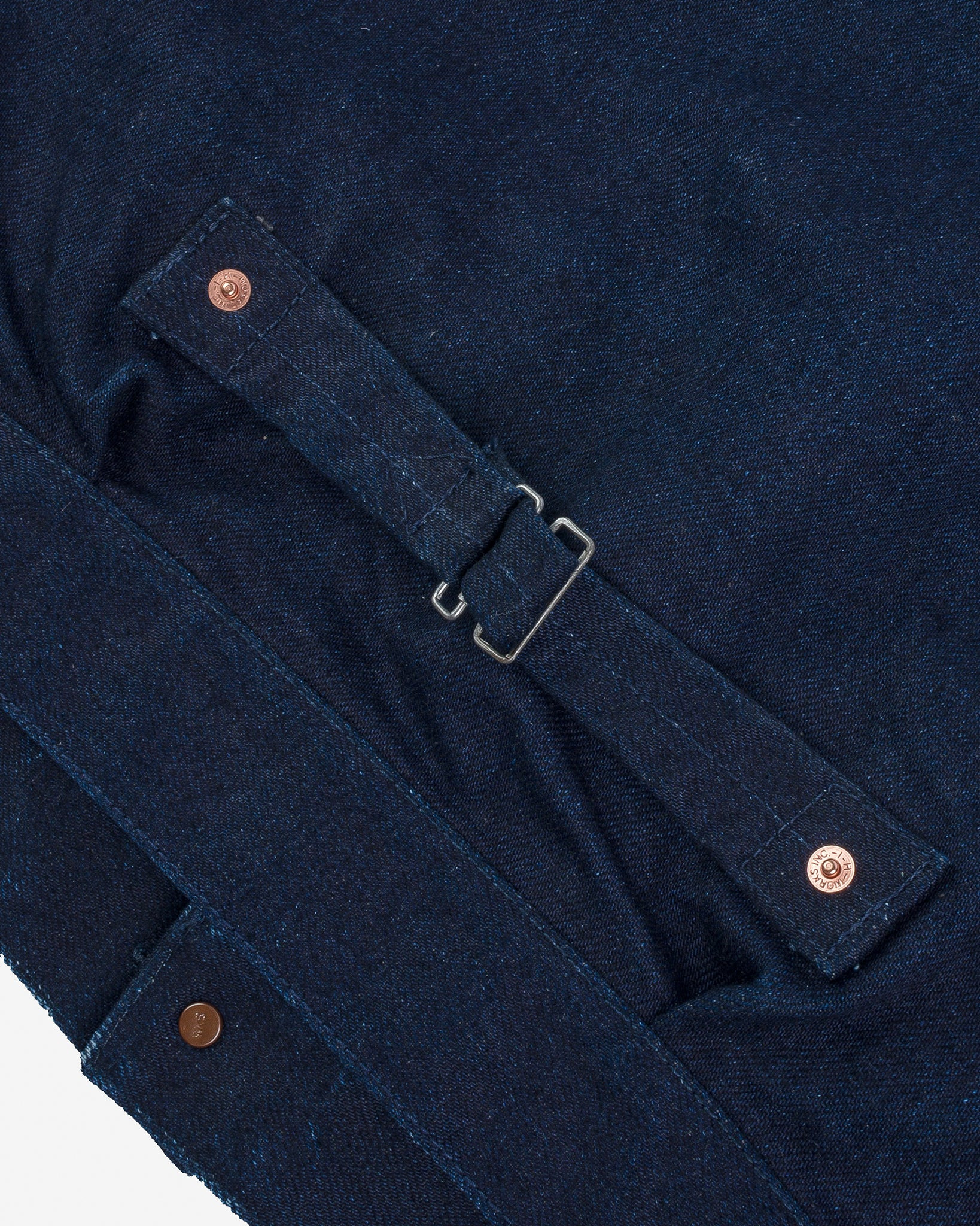 IHJ-140-IG 19oz Selvedge Denim Type I Jacket - Indigo/Grey - 6