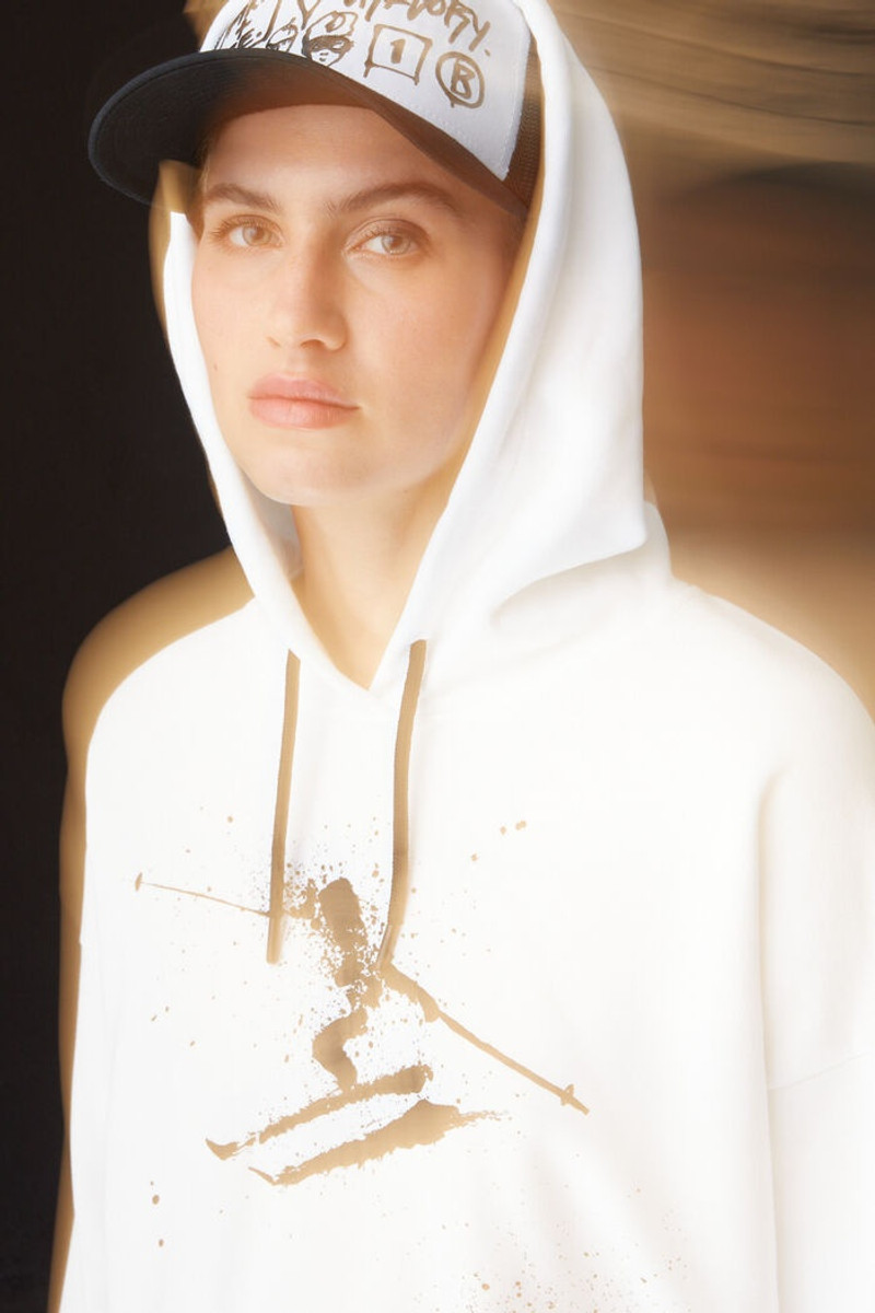 Cosa Sweatshirt hoodie in White 5
