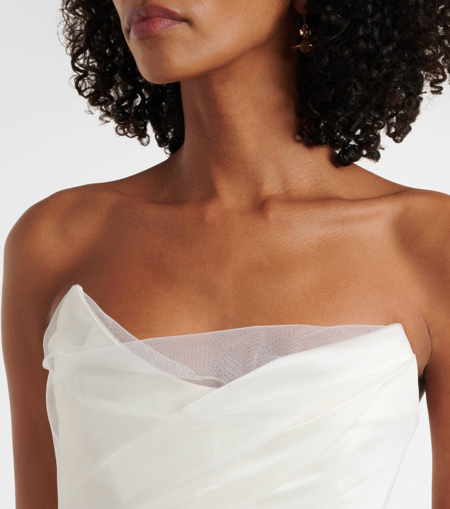 Bridal Nova Reha tulle and satin gown - 5
