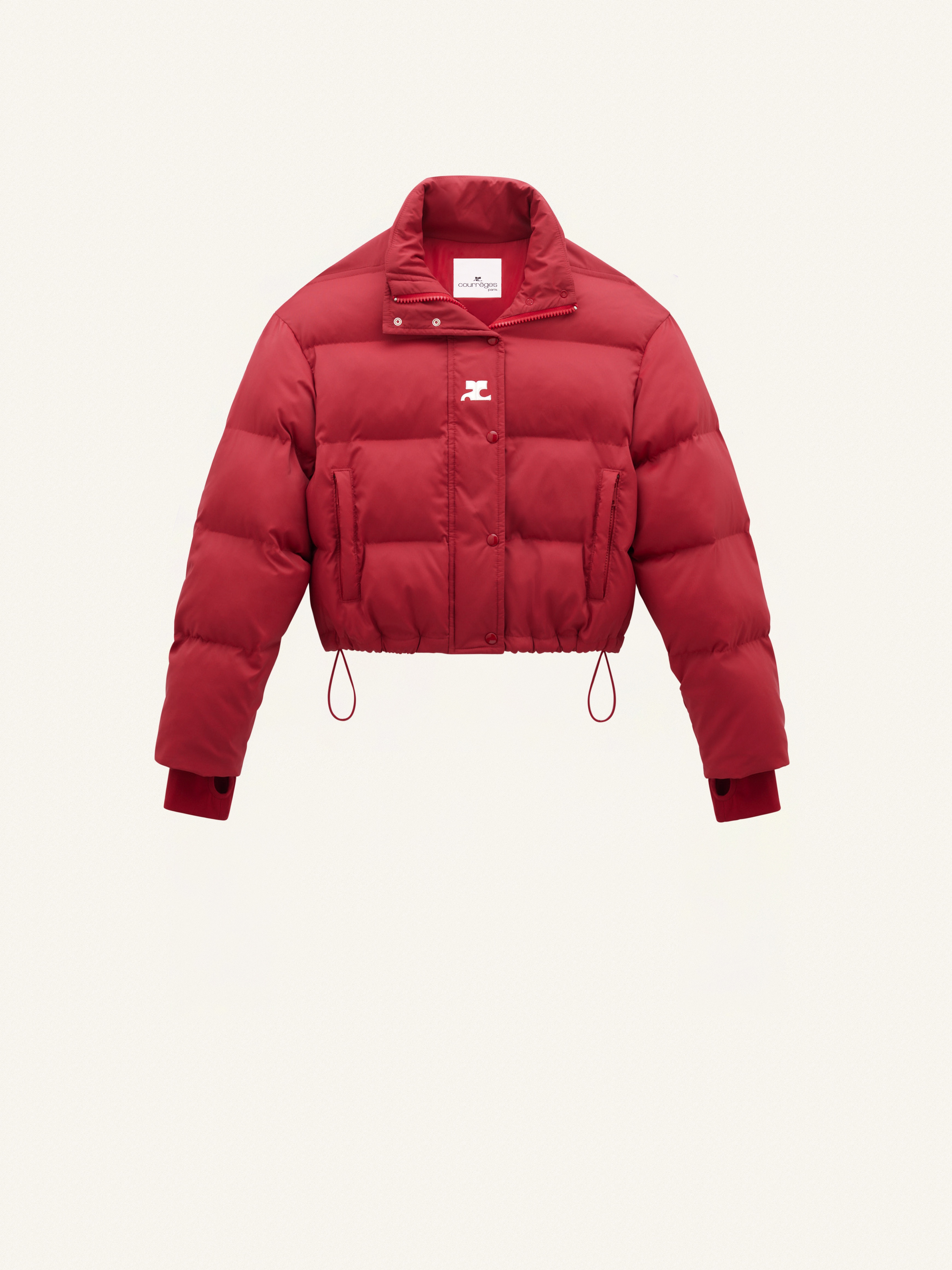 NYLON SHORT PUFFER JACKET - 1