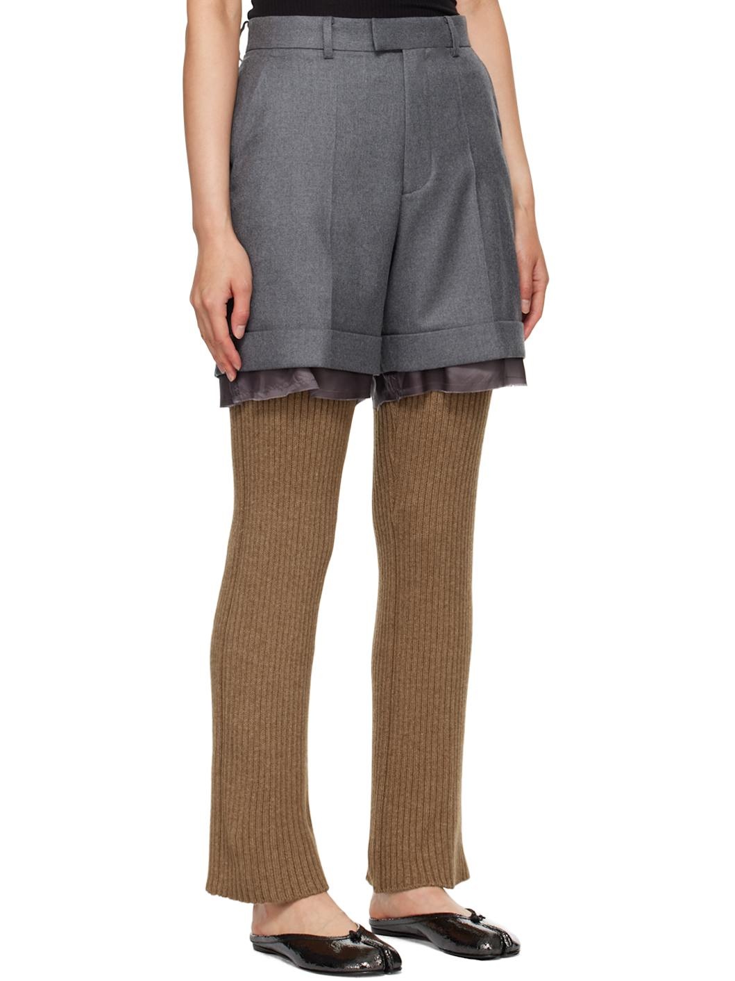 Gray Layered Trousers - 2
