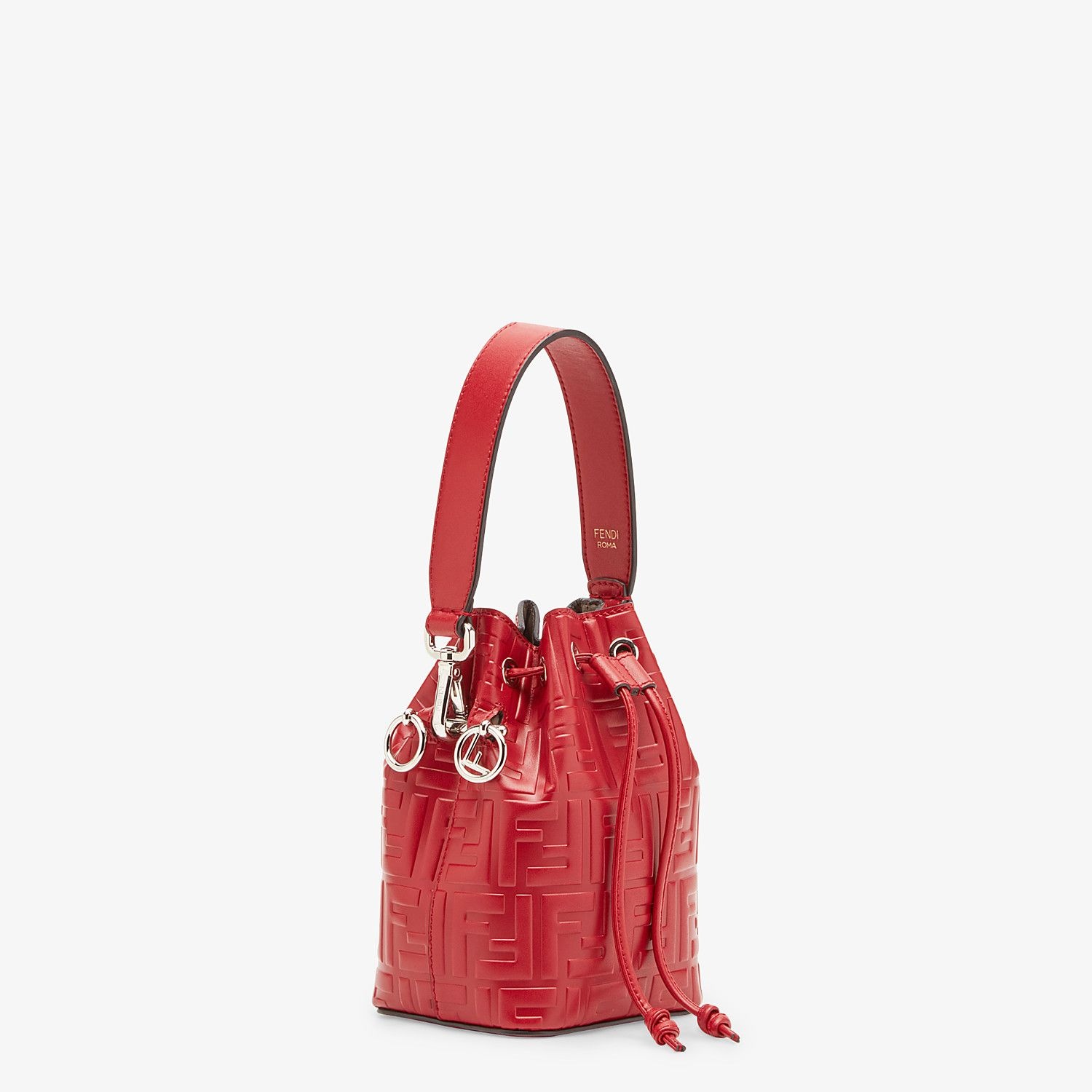 Red leather mini bag - 3