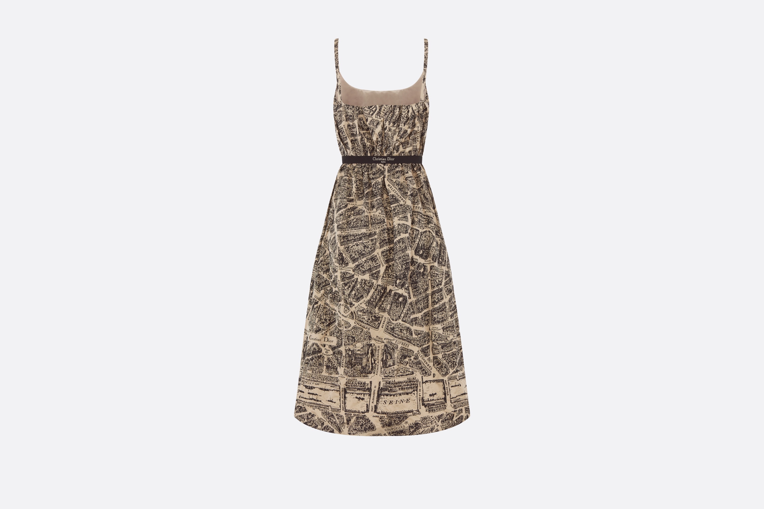 Belted Mid-Length Dress - 2