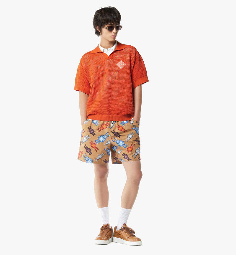 MCM Visetos Patch Mesh Knit Polo outlook