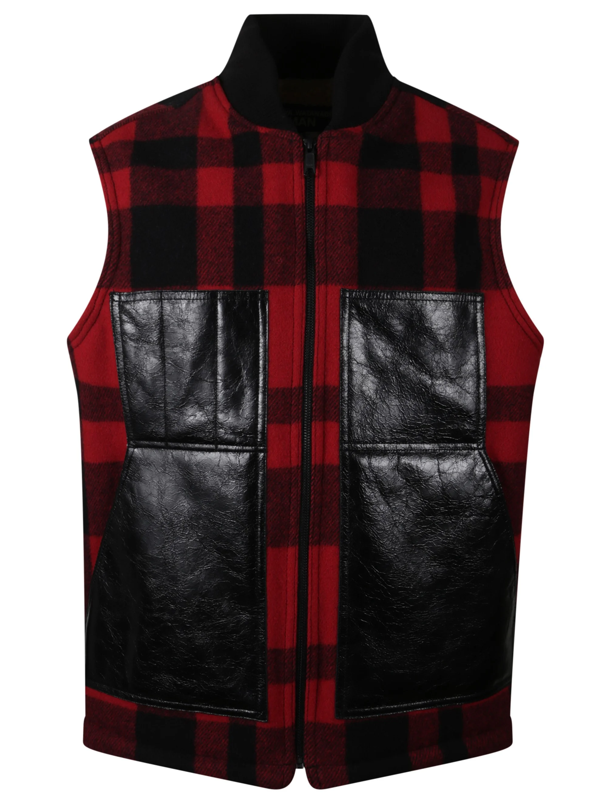 Wool and leather Mackinaw vest by Filson - 1