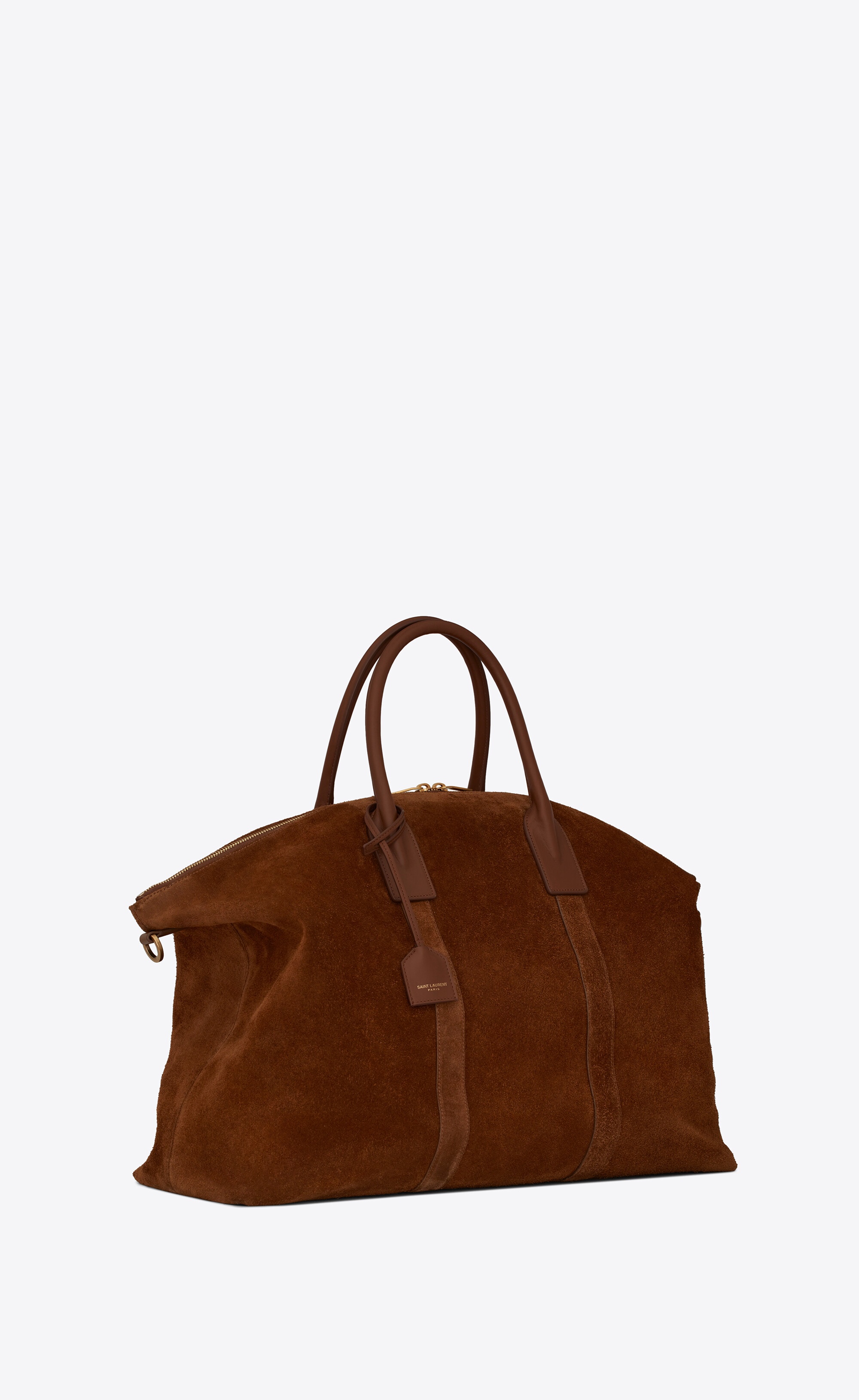 giant bowling bag in suede - 4