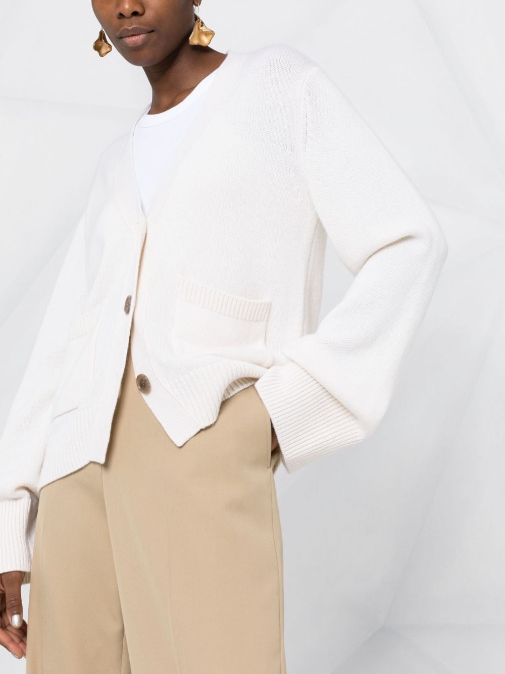 Danni V-neck knitted cardigan - 5