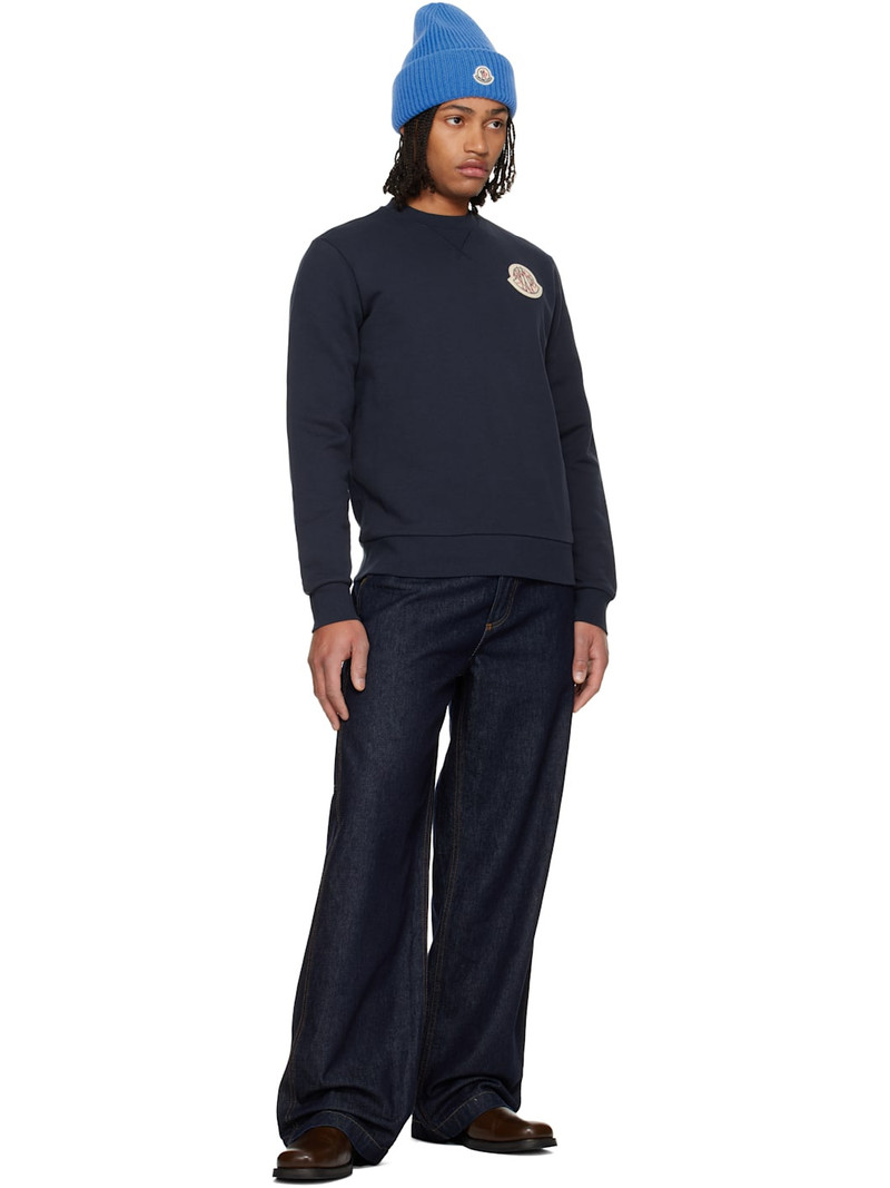 Moncler Navy Archivo Creativo Sweatshirt outlook