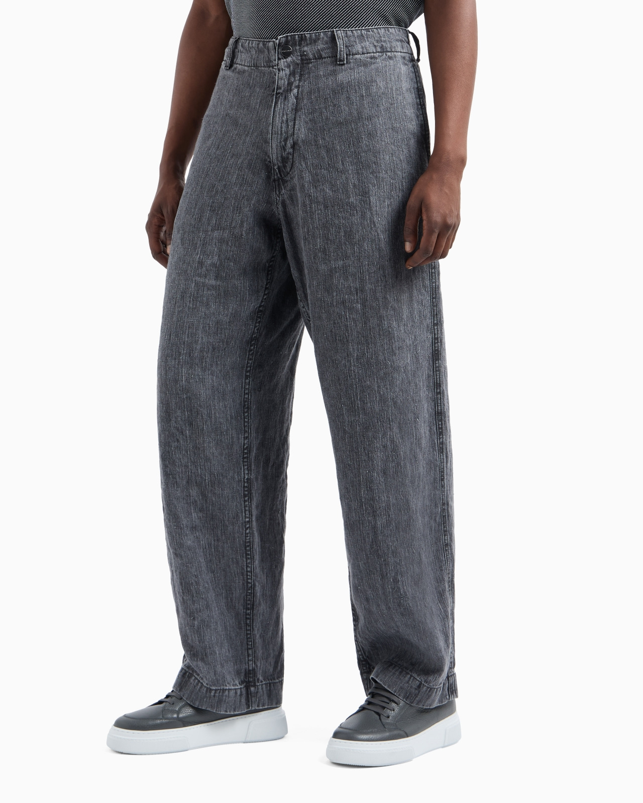 DENIM COLLECTION LINEN JEANS - 4