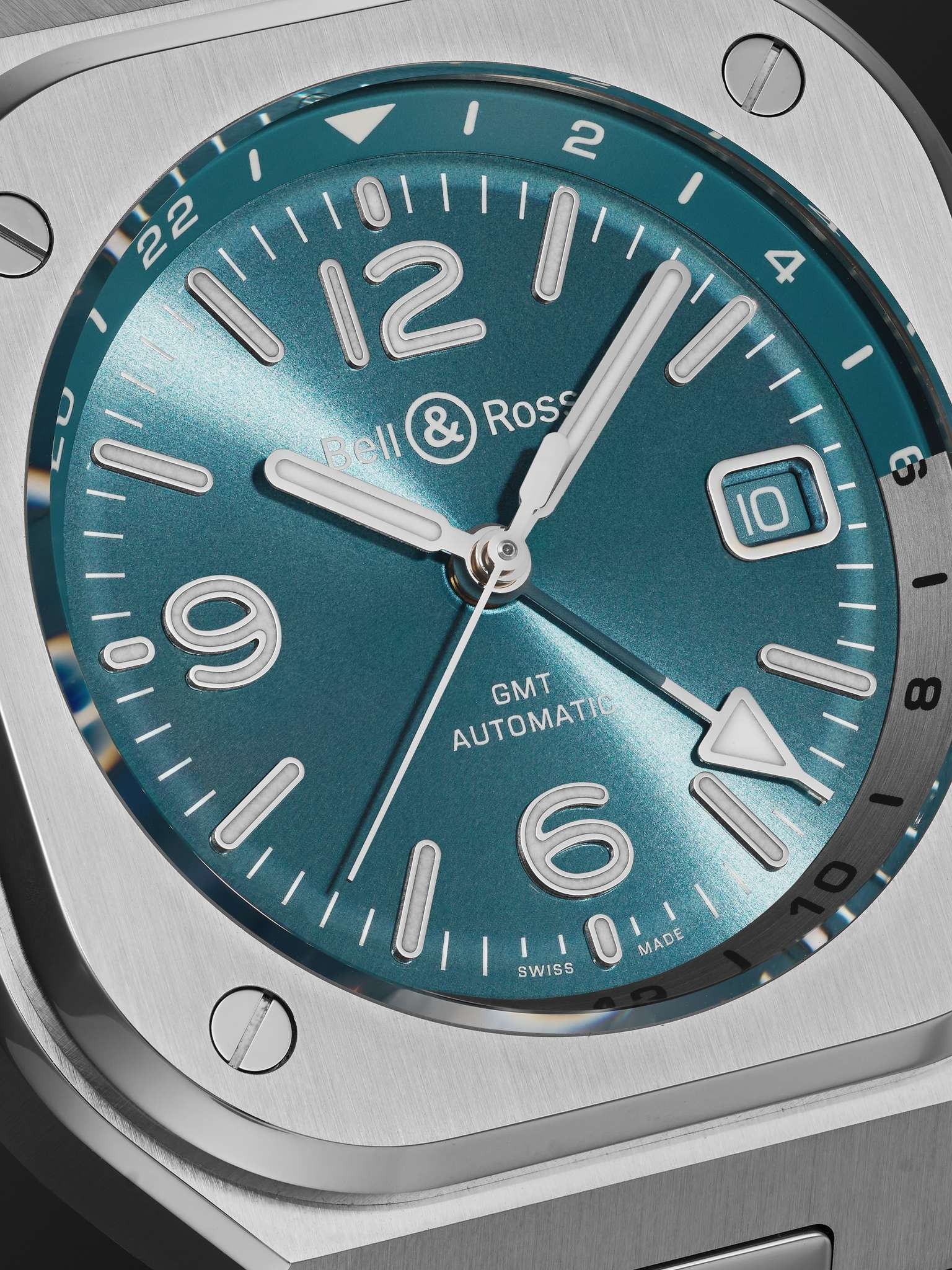 BR 05 Automatic 41mm Stainless Steel Watch, Ref. No. BR05G-PB-ST/SST - 6