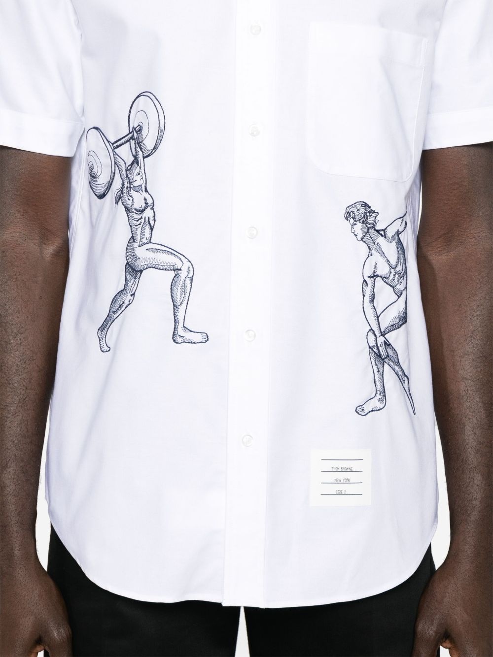 embroidered cotton shirt - 5