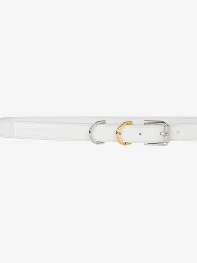 Givenchy VOYOU BELT IN LEATHER outlook