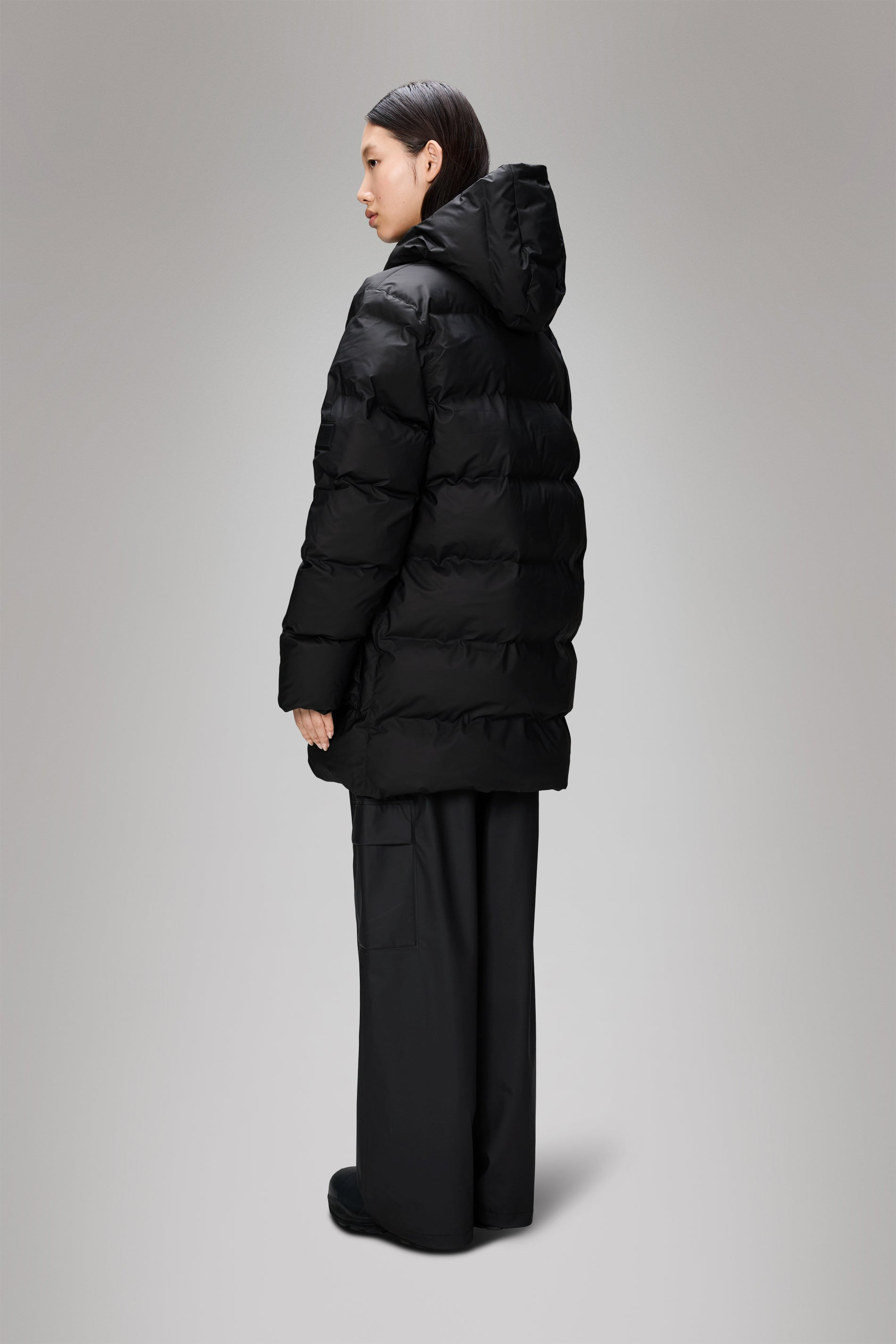 Alta Long Puffer Cargo Jacket - 3
