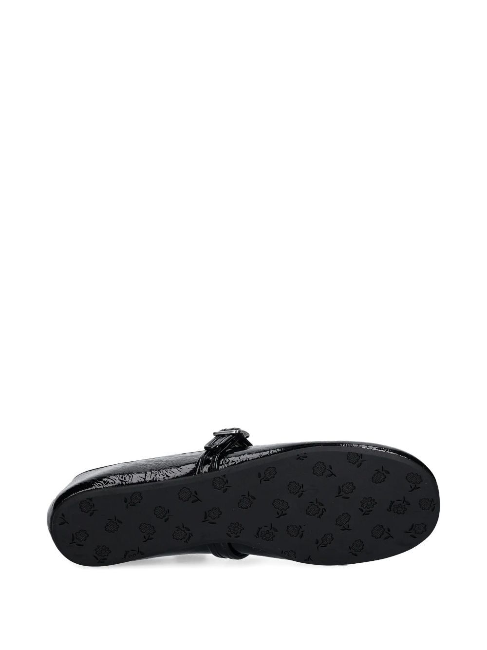 buckle patent-leather ballet flats - 4