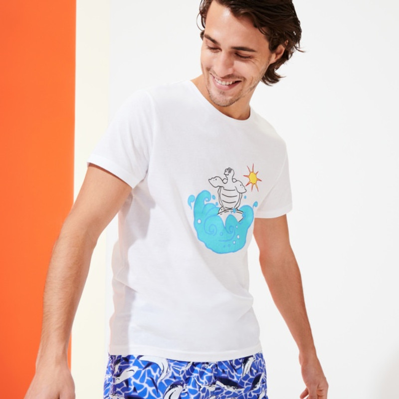 Men Organic Cotton T-shirt Surf 3