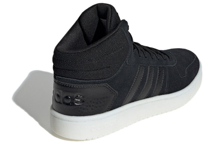 (WMNS) adidas neo Hoops 2.0 Mid 'Black White' EE7893 - 4