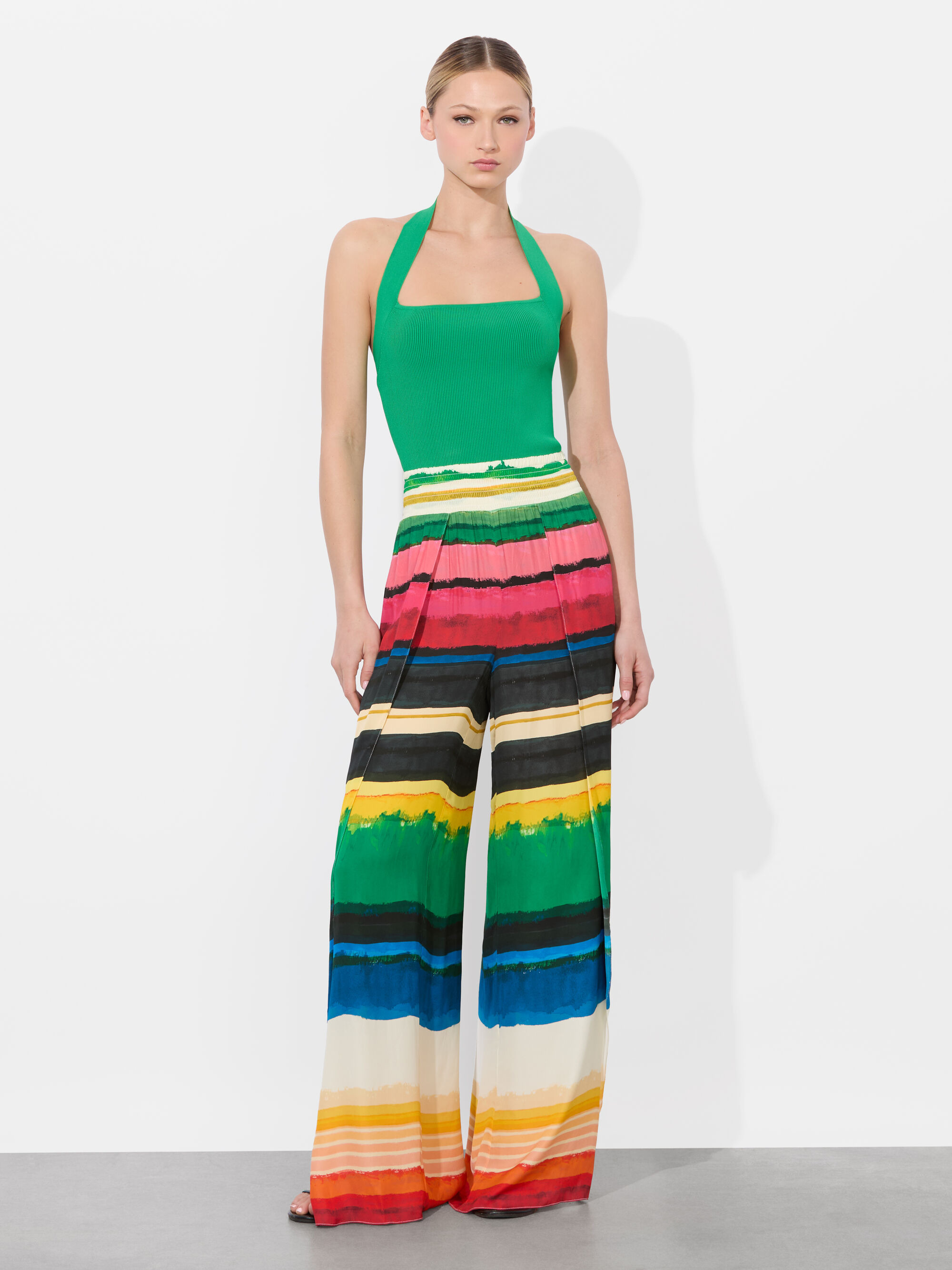 LARISSA OPEN PLEAT PANT - 4