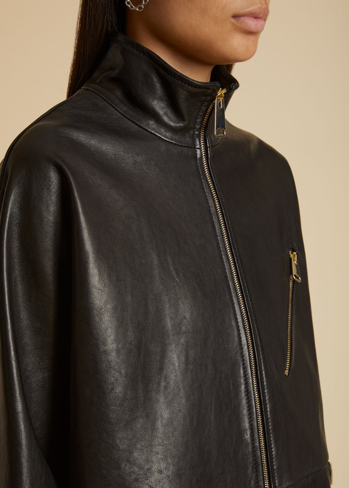 The Shallin Jacket in Black Leather - 5