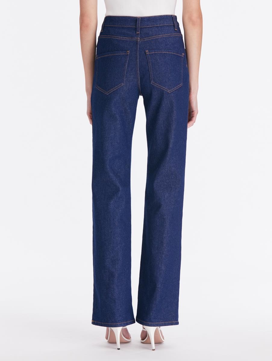 STRAIGHT LEG DENIM JEANS - 2