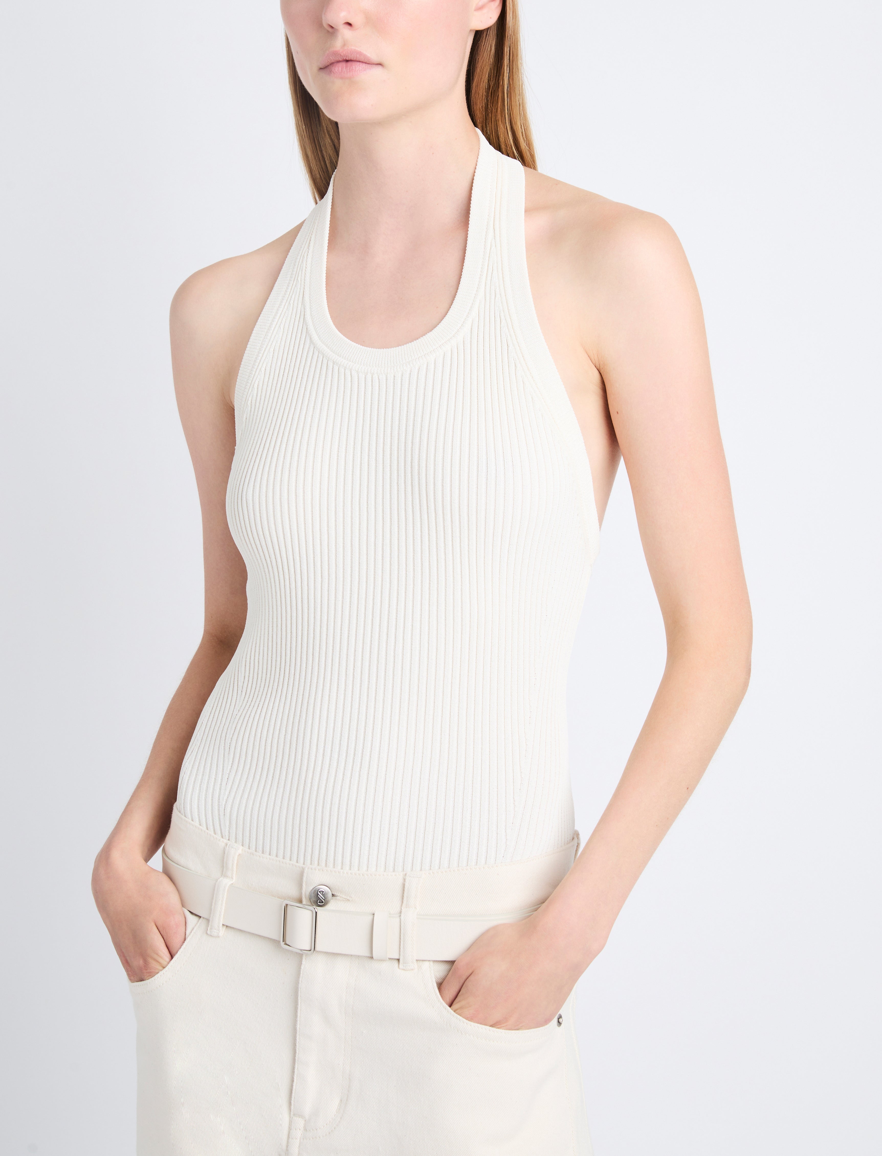 Gloria Top in Viscose Rib - 6