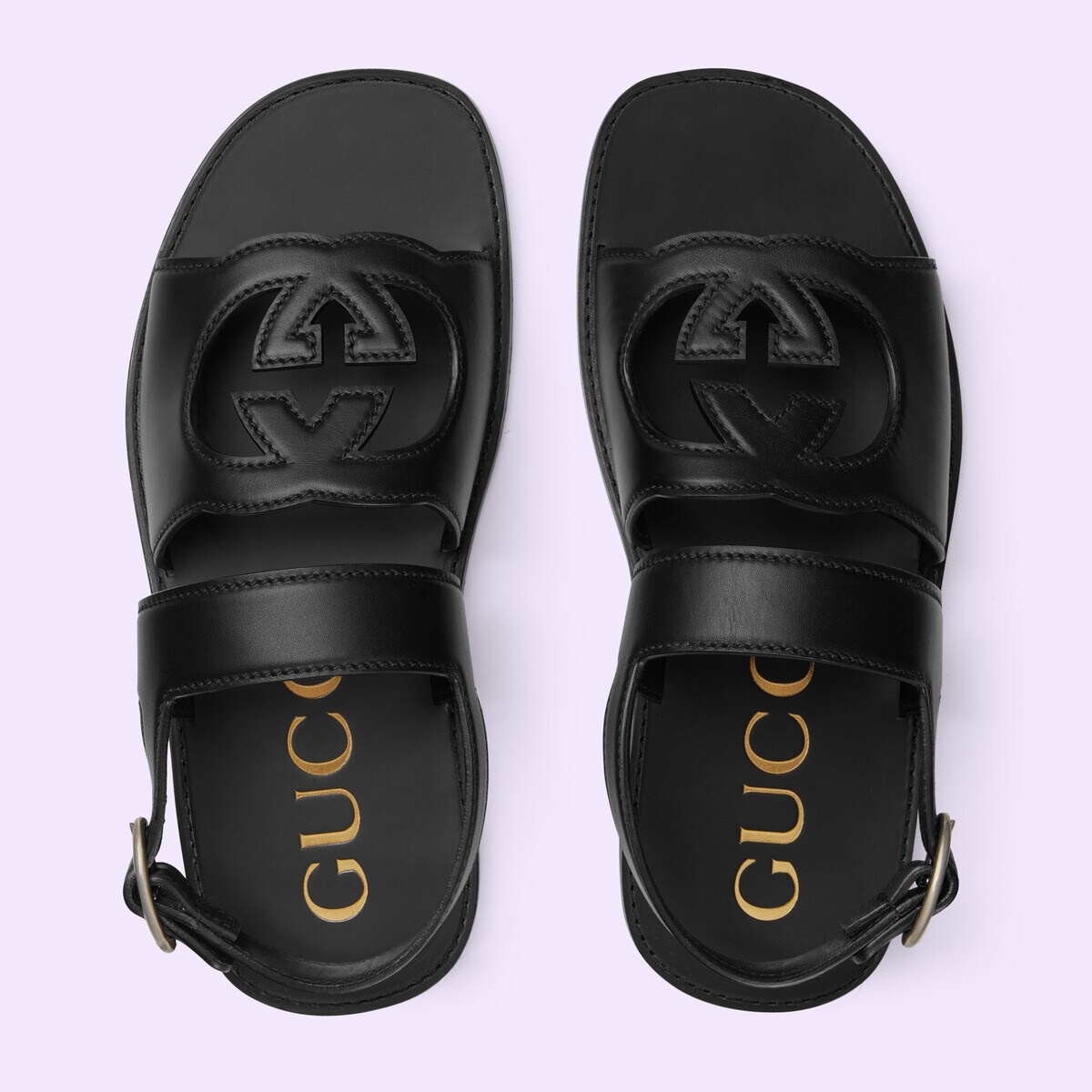 GUCCI Men's Interlocking G sandal | REVERSIBLE