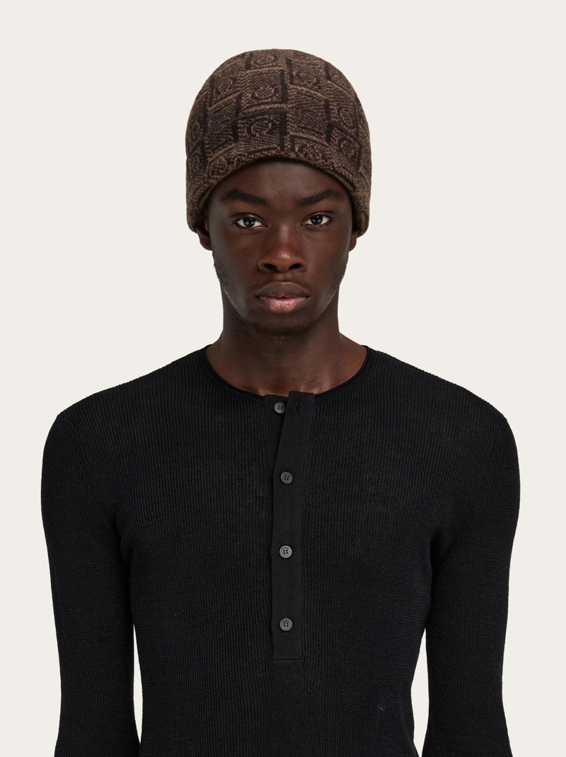 Ferragamo monogram beanie 4