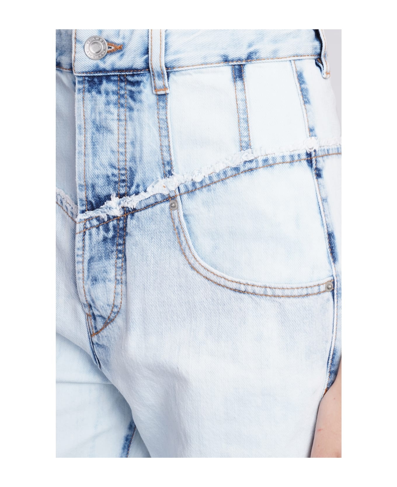 Noemie Frayed Edge Straight Leg Jeans - 5