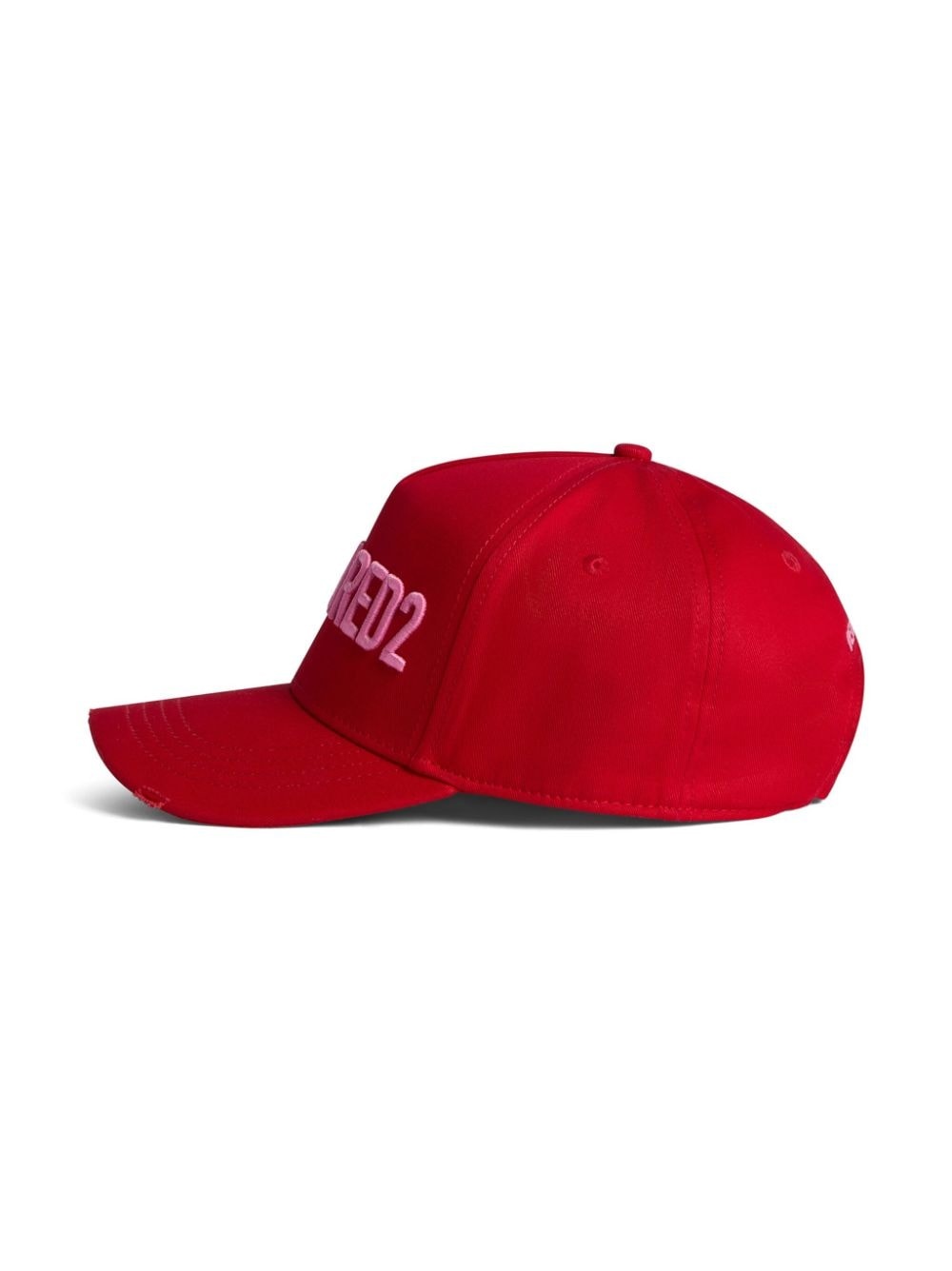 logo-embroidered cotton cap - 5