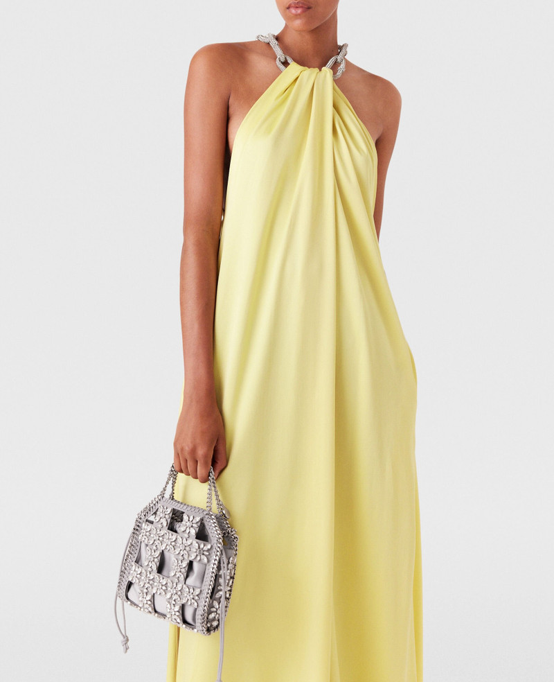 Falabella Tiny Crystal Cage Tote Bag 6