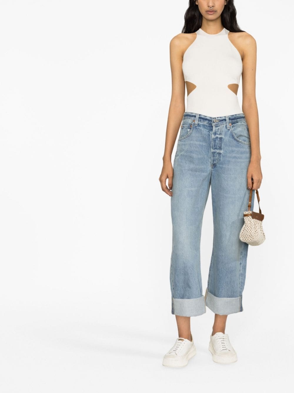 Ayla baggy cropped jeans - 2