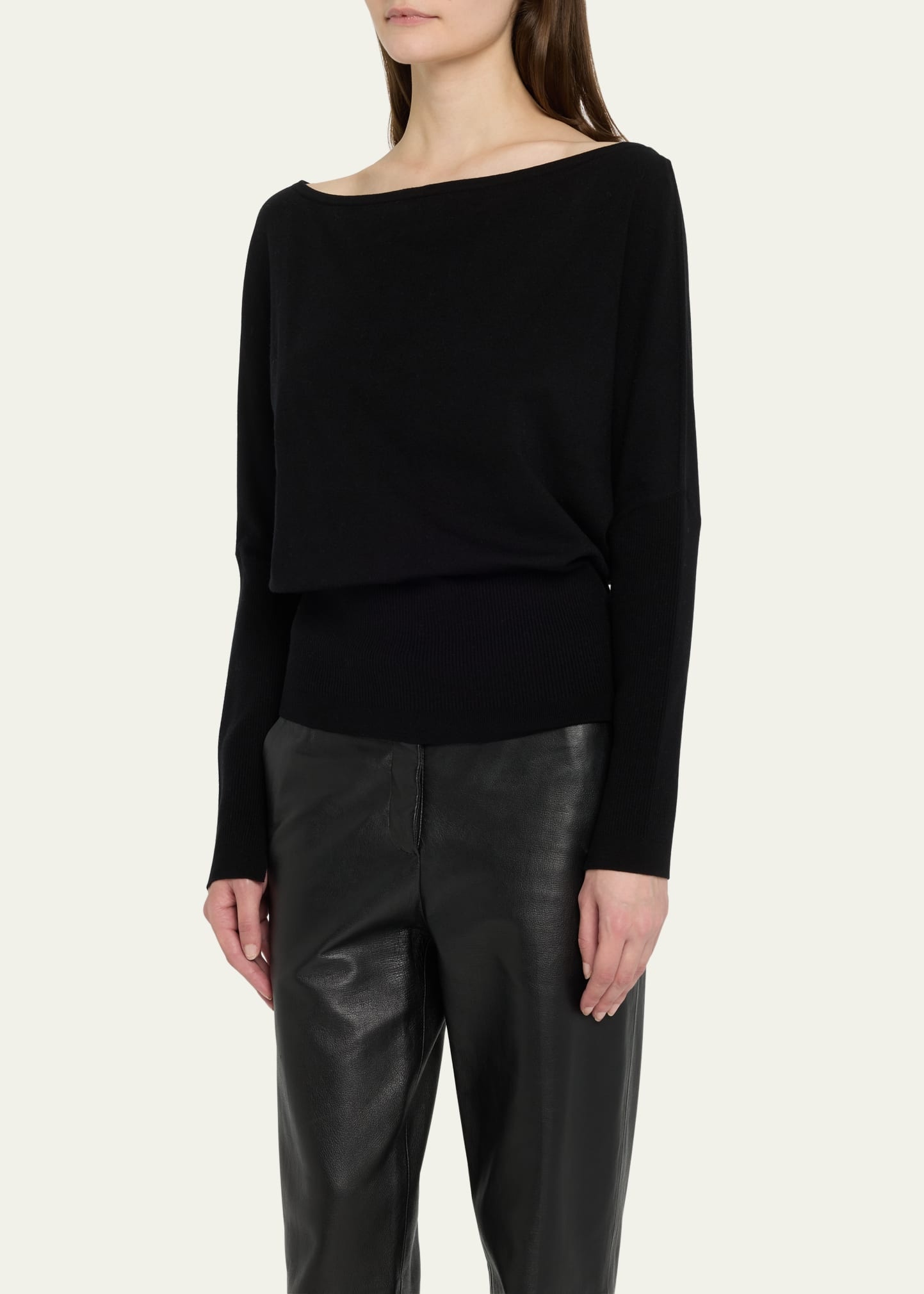 Lavina Draped Off-Shoulder Sweater - 4