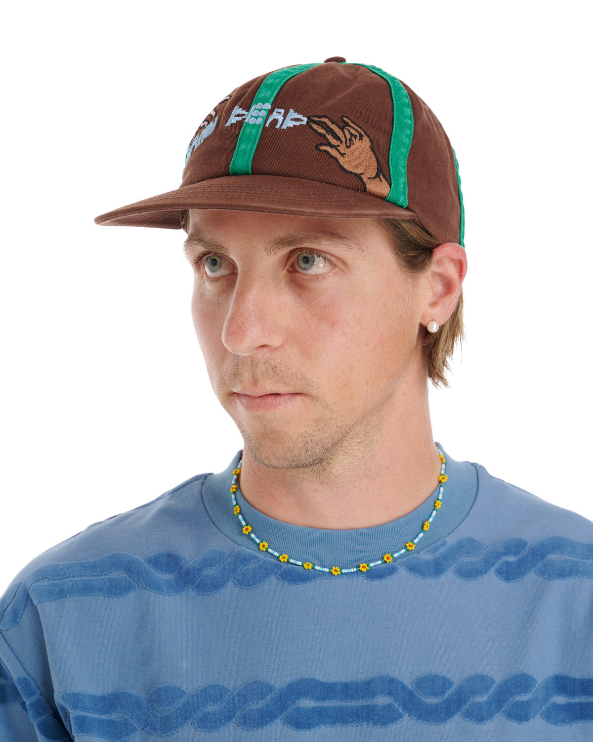 Connection 6 Panel Twill Hat - Brown - 5