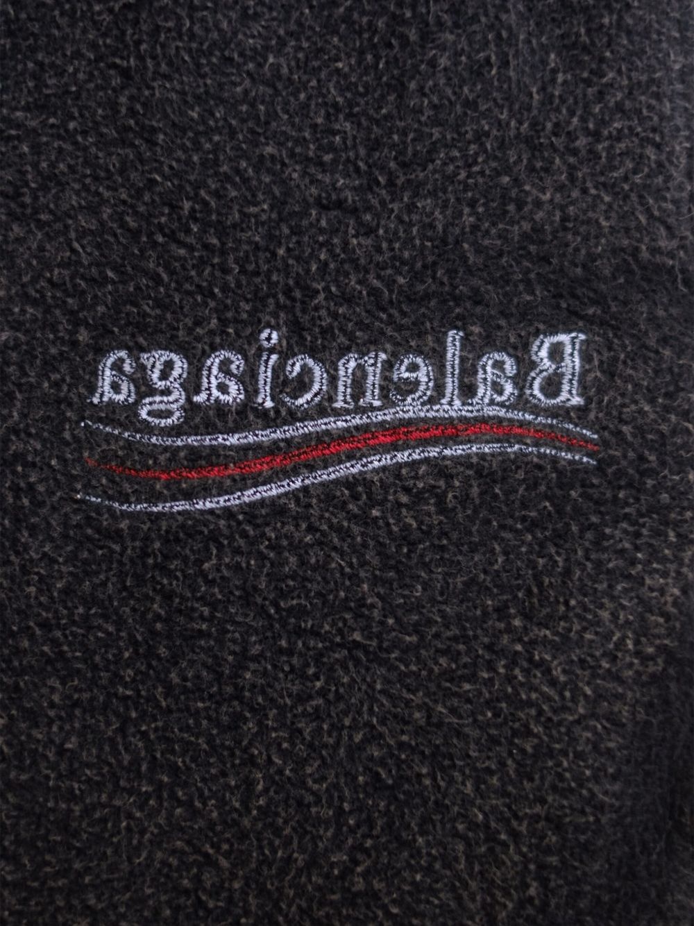 towel-textured trousers - 3