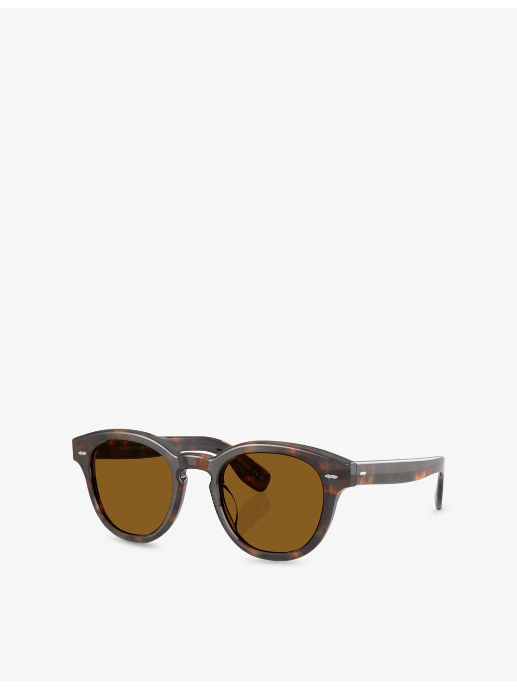 OV5413SU Cary Grant Round-Frame Tortoiseshell Acetate Sunglasses - 2