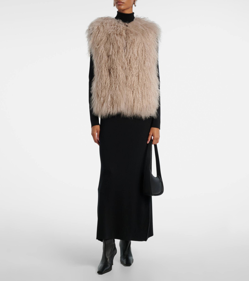 Yves Salomon Shearling gilet outlook