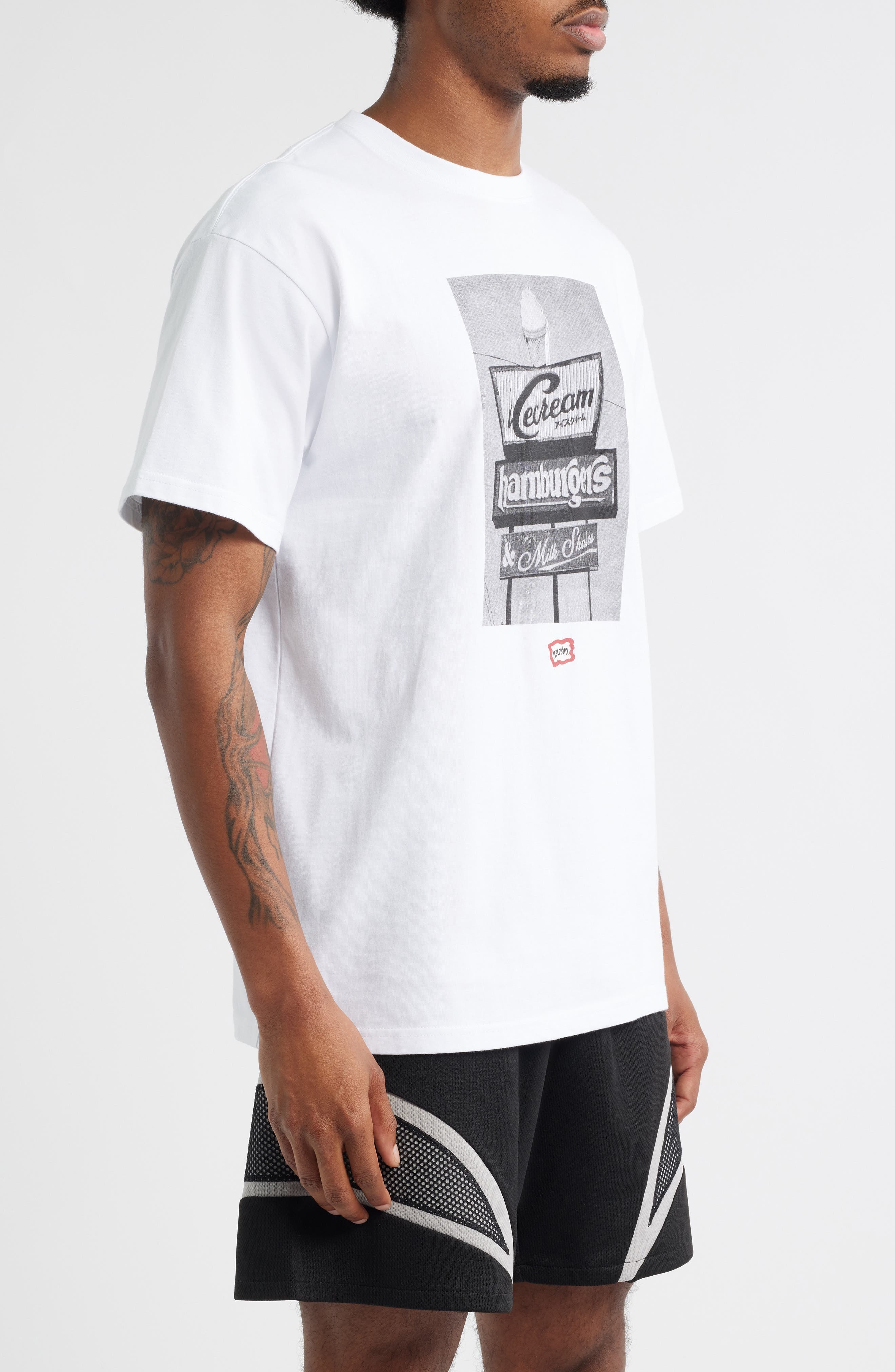 ICECREAM Dive Graphic T-Shirt in White at Nordstrom - 3